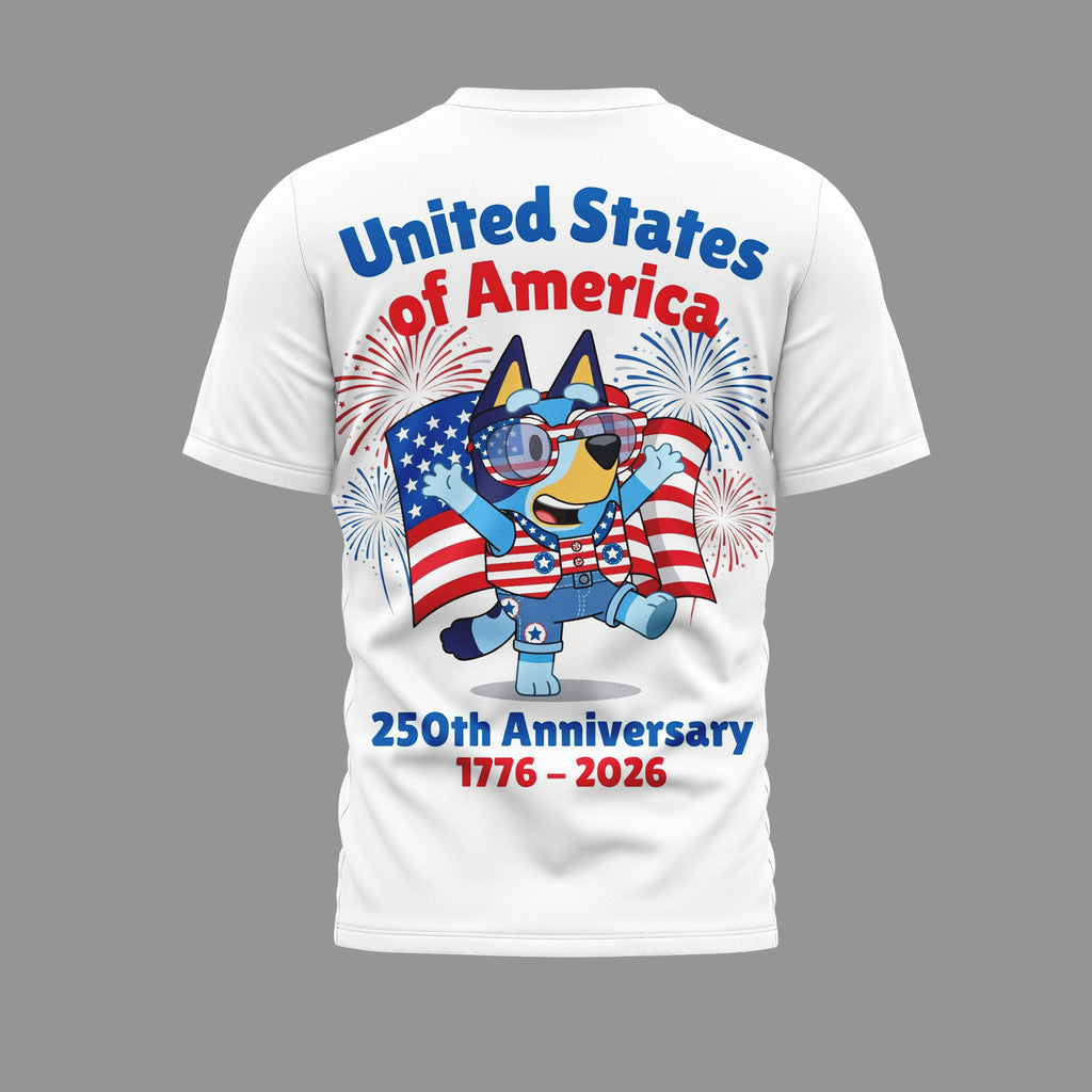 Premium BLU 3D Shirt NY