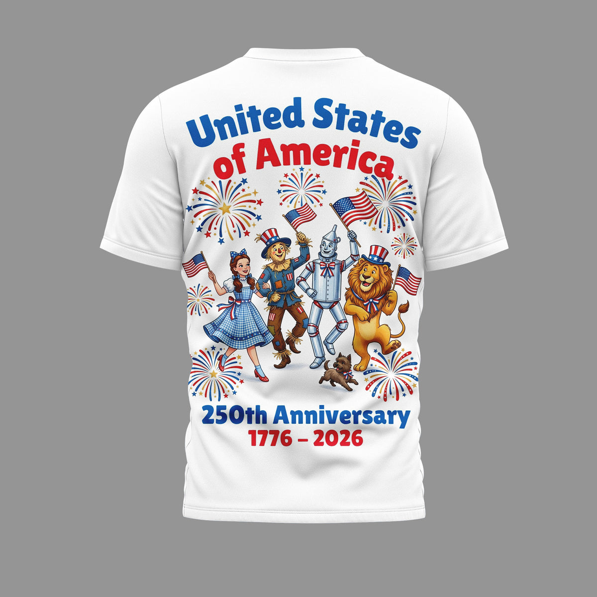 Premium TWOZ 250 Years Of America 3D Shirt NY