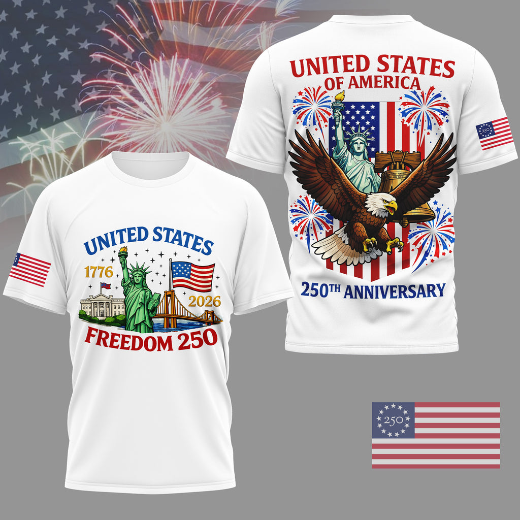 Premium USA 3D Shirt NY