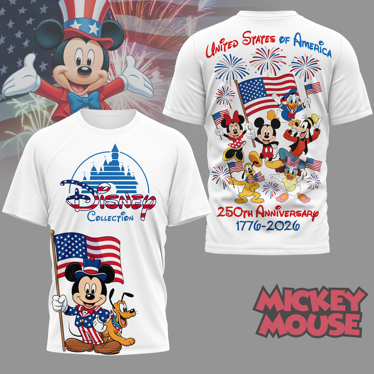 Premium MCK 250 Years Of America 3D Shirt NY
