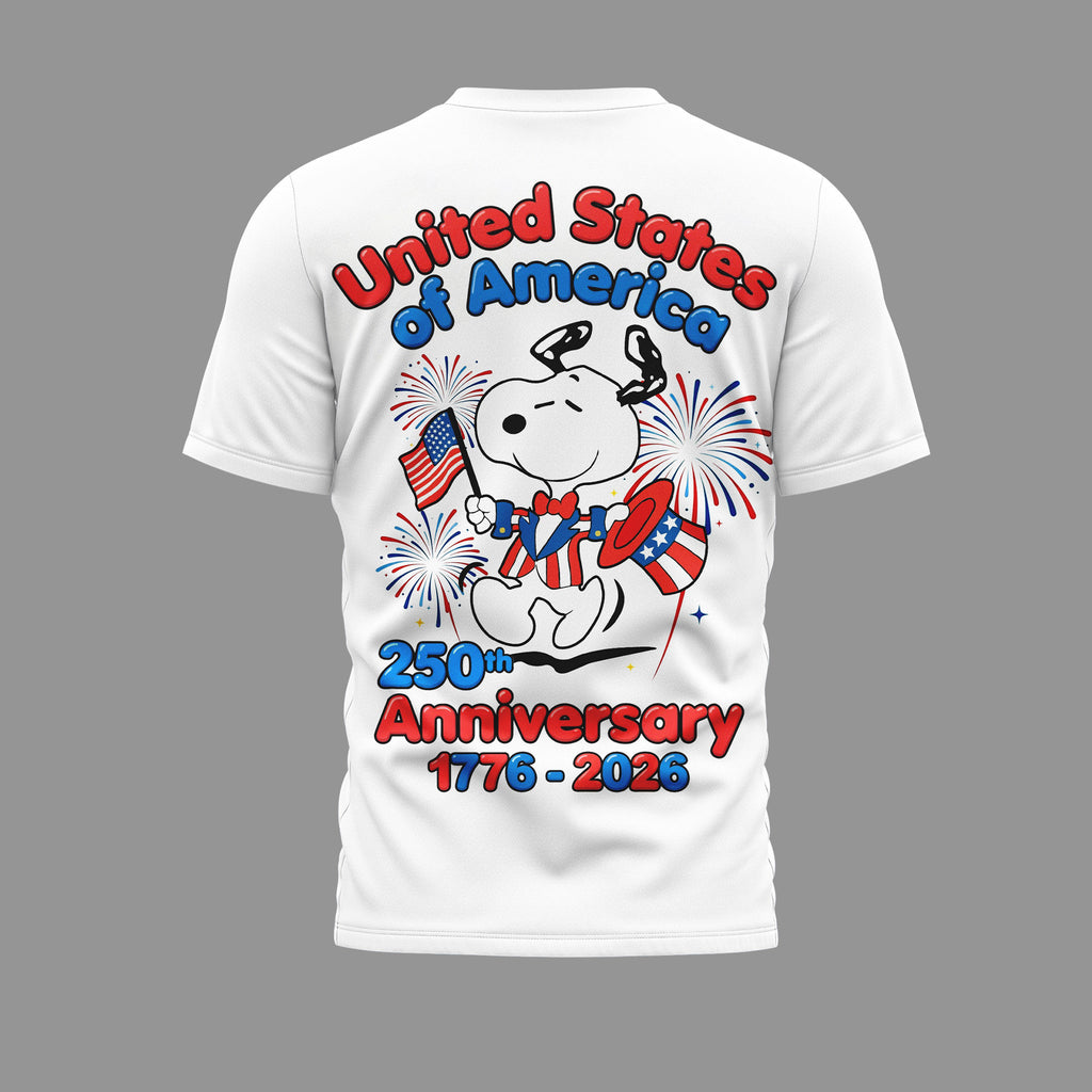 Premium SNPY 250 Years Of America 3D Shirt NY