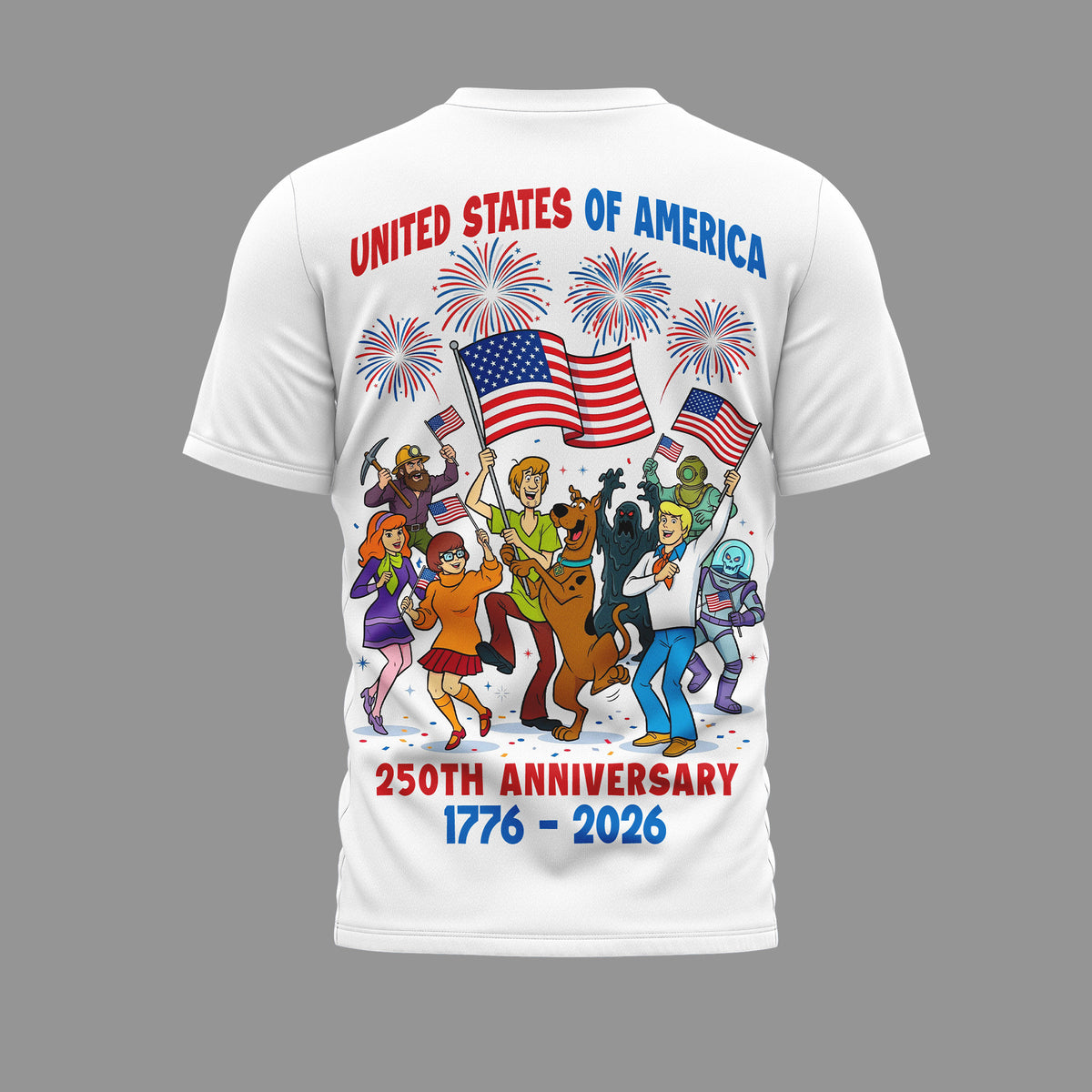 Premium SCBD 250 Years Of America 3D Shirt NY