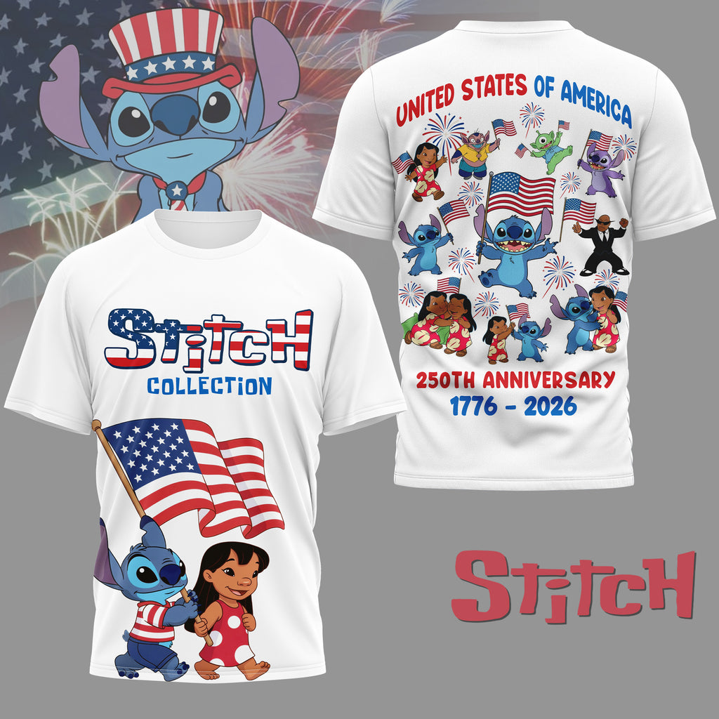 Premium STC 250 Years Of America 3D Shirt NY