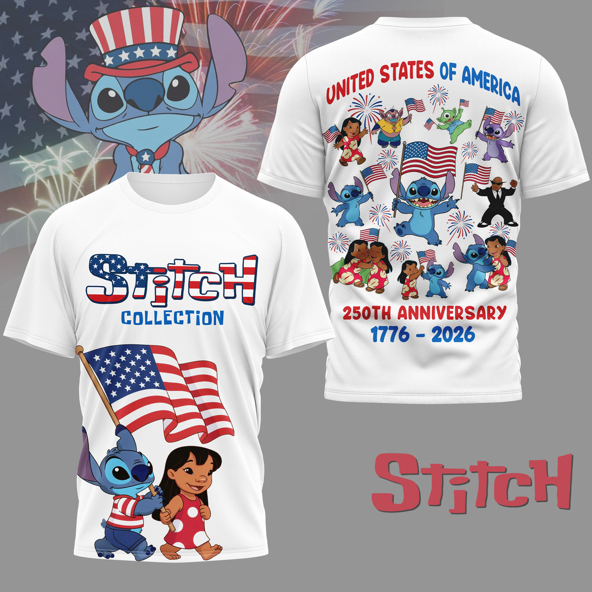 Premium STC 250 Years Of America 3D Shirt NY