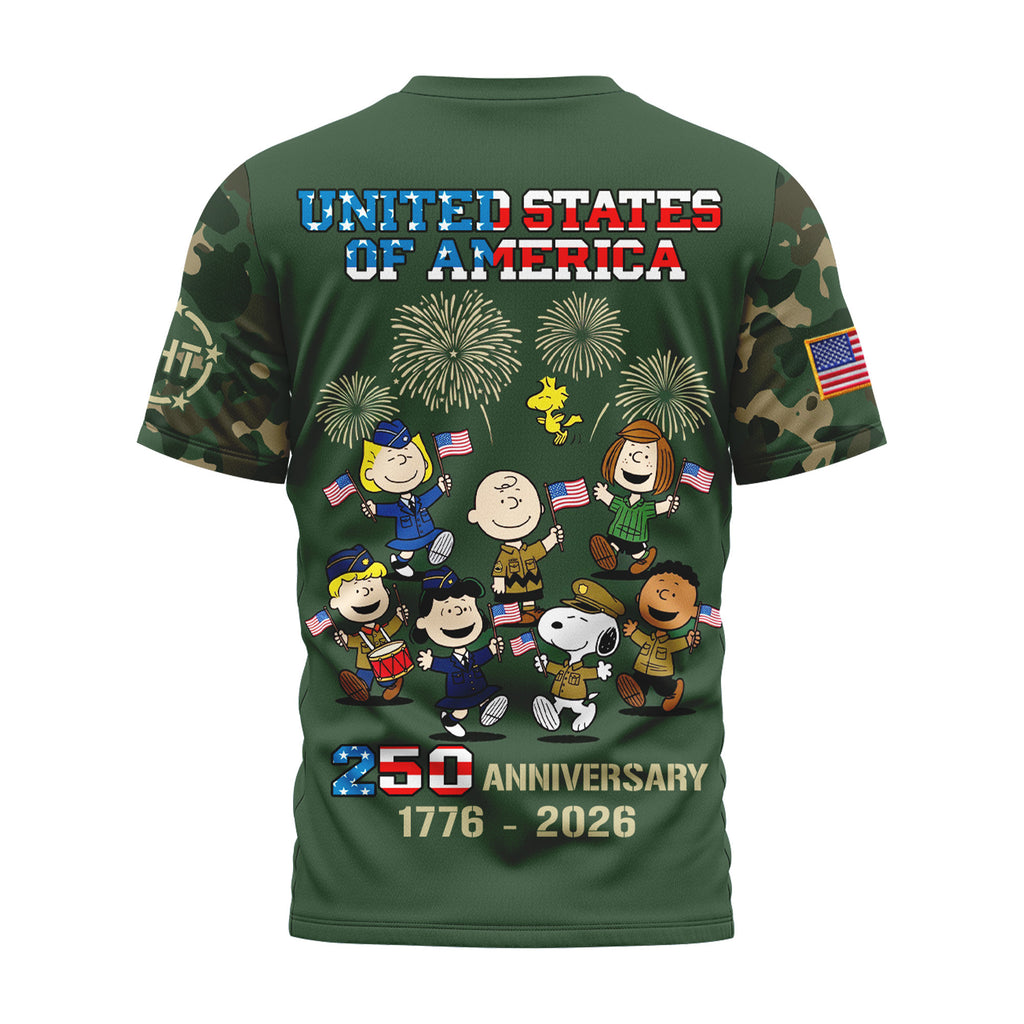 Premium SNPY 250 Years Of America 3D Shirt NY