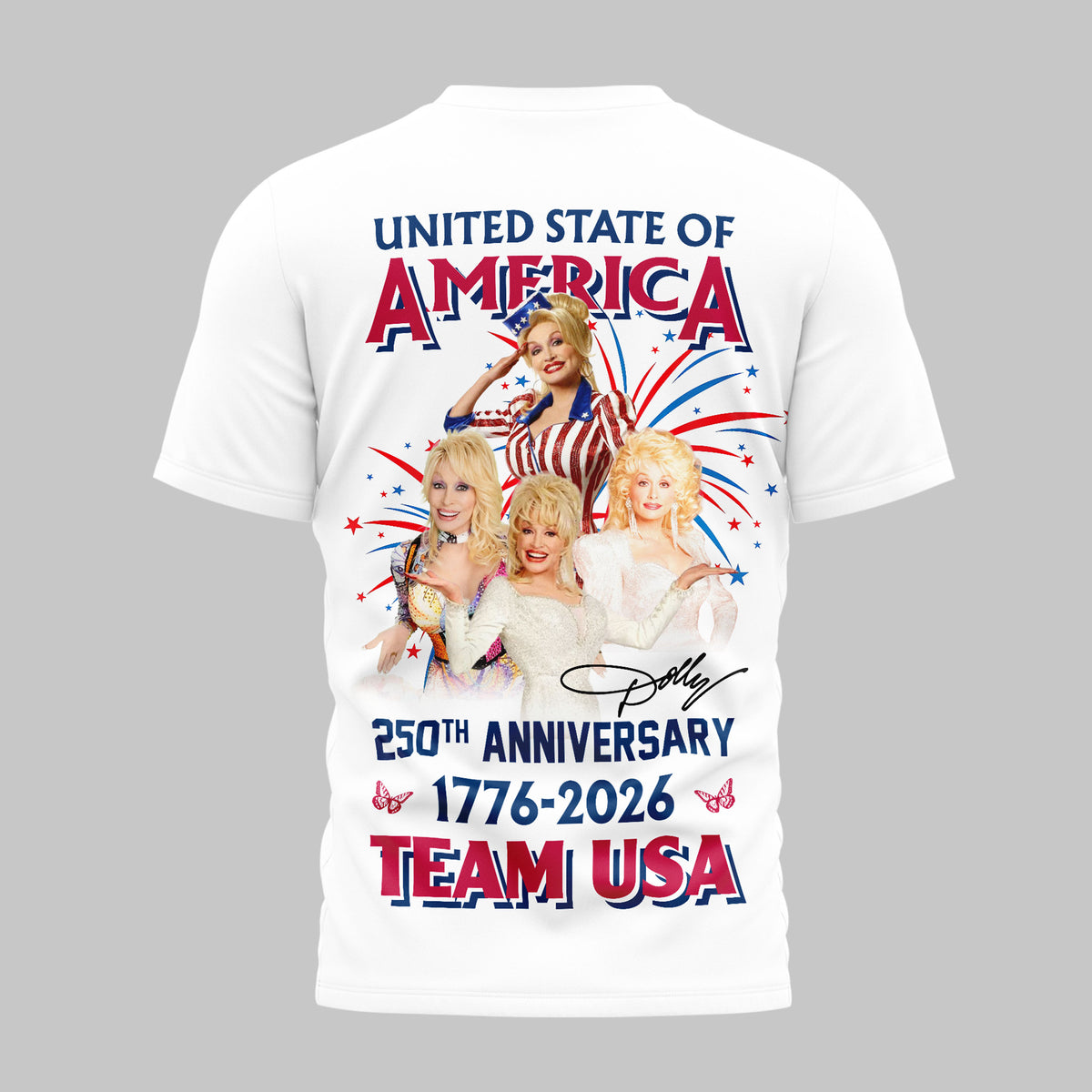 Premium DLPT 250 Years Of America 3D Shirt NY