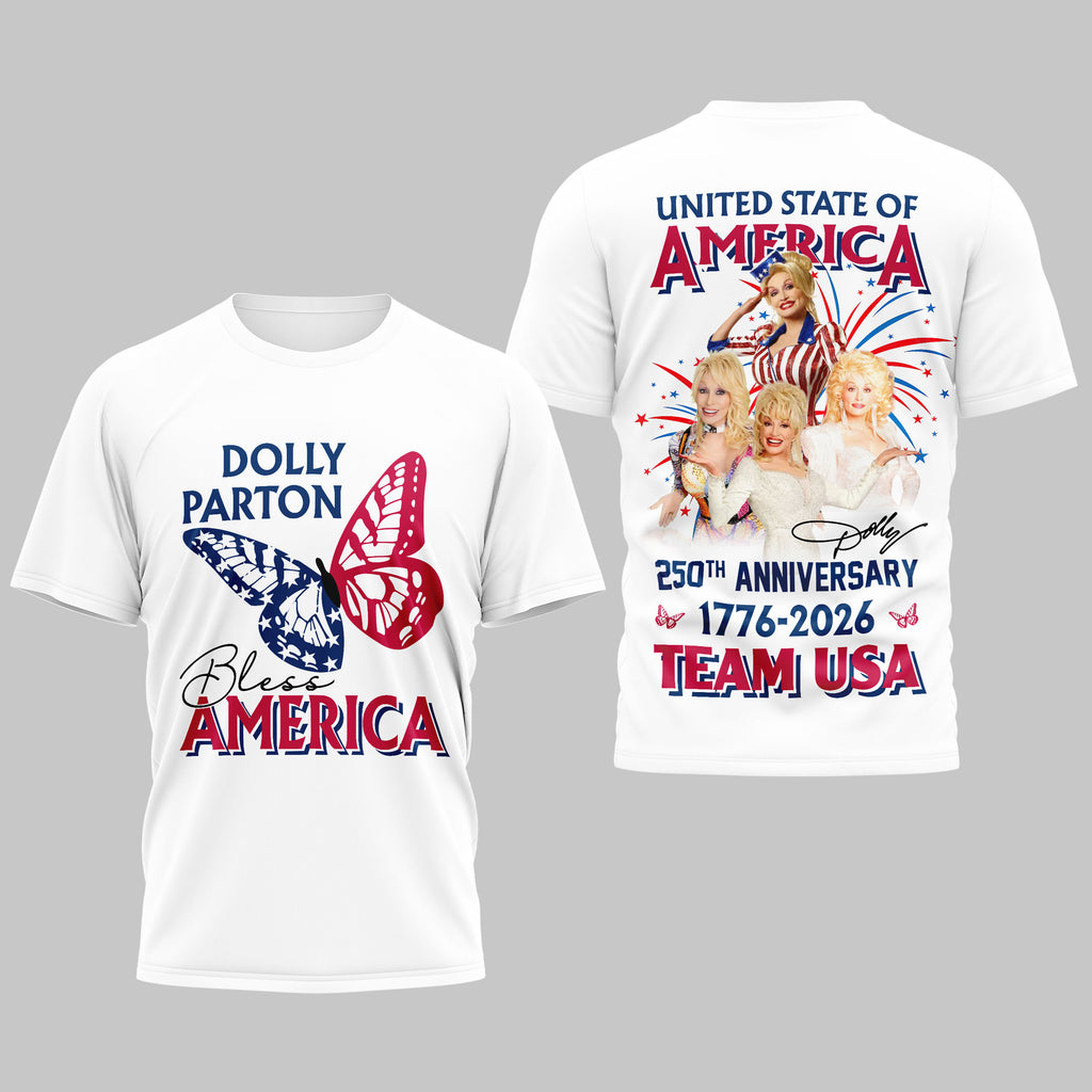 Premium DLPT 250 Years Of America 3D Shirt NY