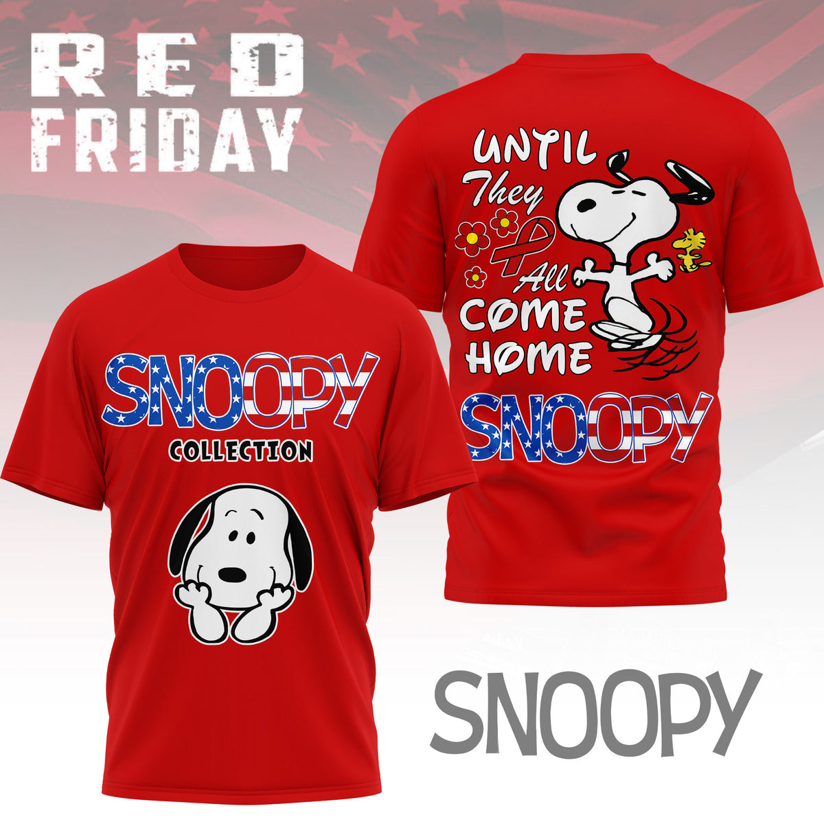 Premium SNPY Red Friday 3D Shirt NY