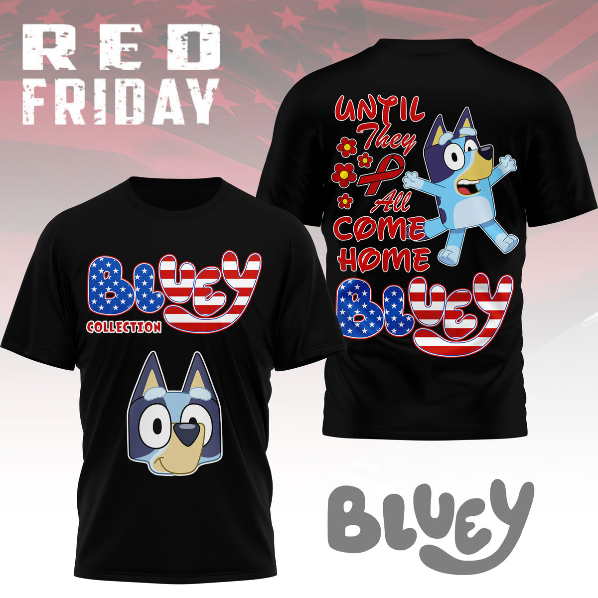 Premium BLU Red Friday 3D Shirt NY
