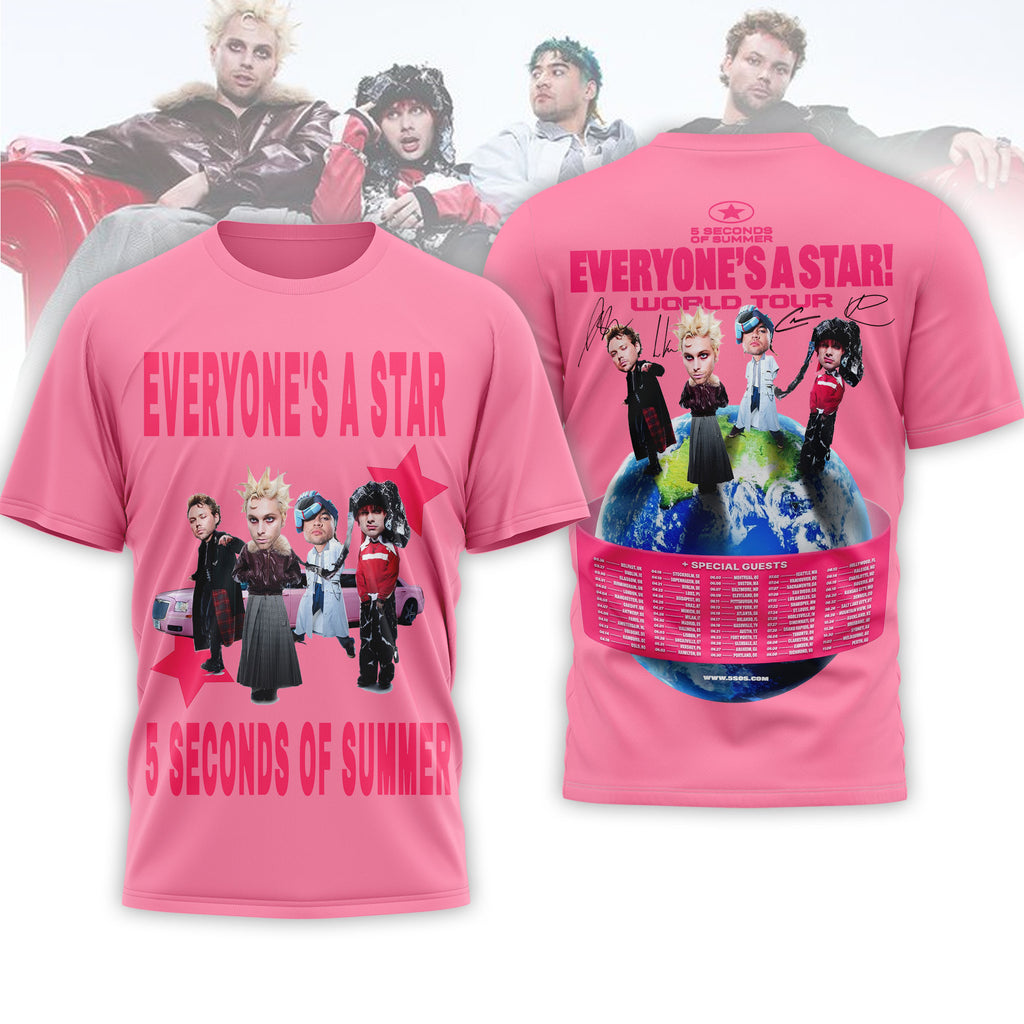 Premium 5SOS 3D Shirt NTH1