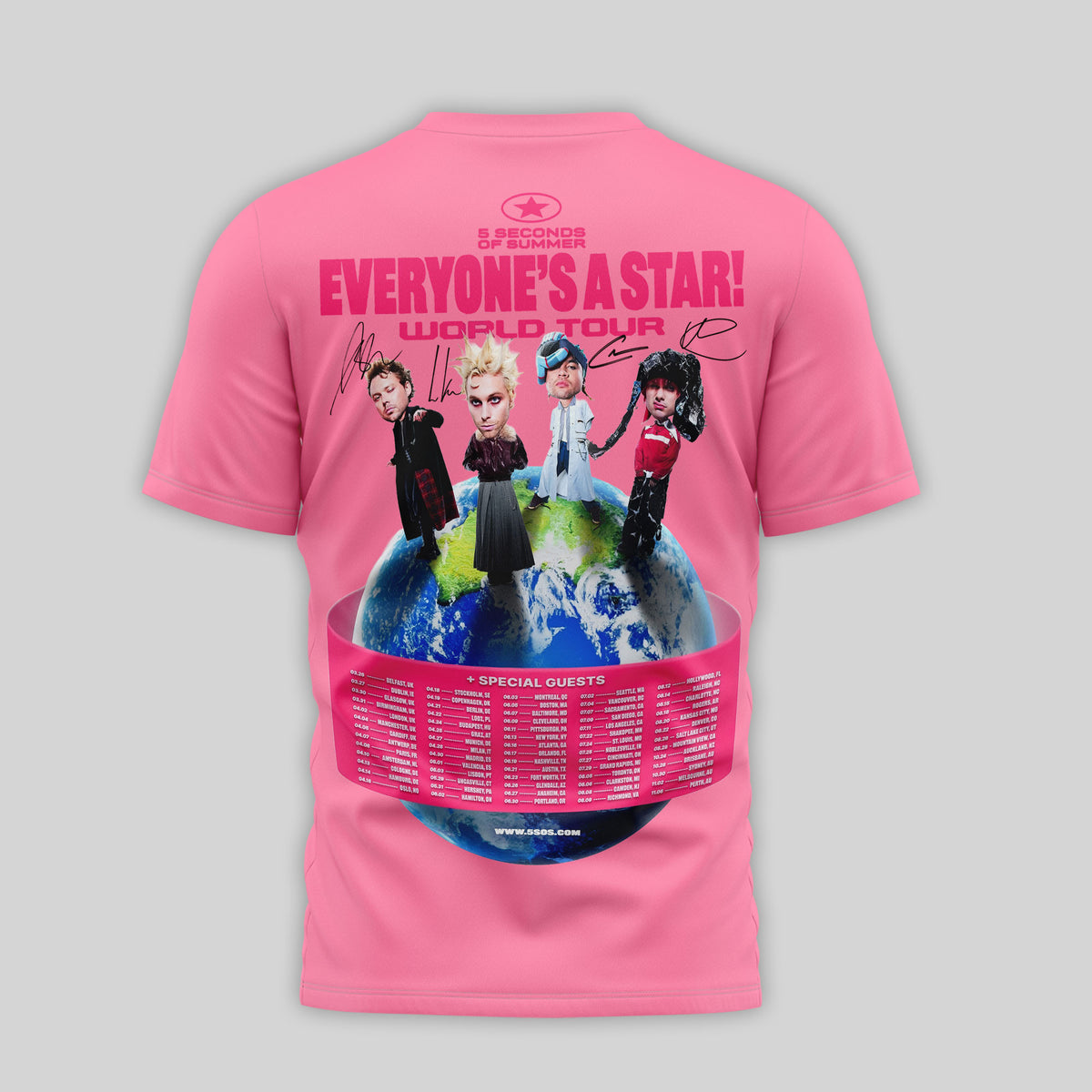 Premium 5SOS 3D Shirt NTH1