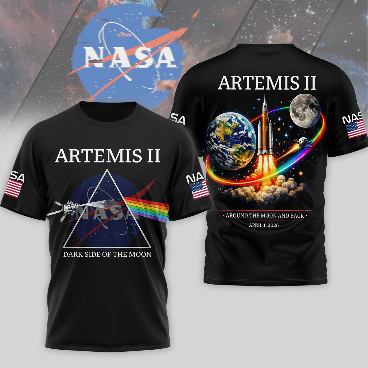 Premium NASA 3D Shirt NTH1