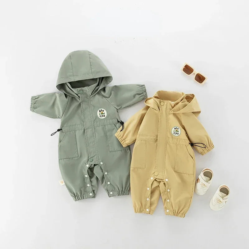 4643 Baby Clothes Autumn Korean Baby Boy's Jumpsuit Waist Toddler Girl's One Piece Clothes