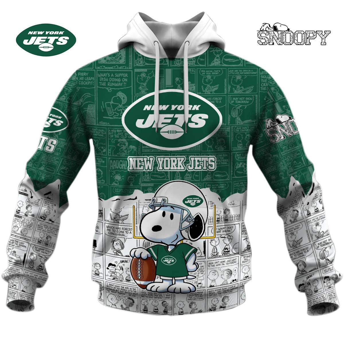 New York Jets Snoopy Design