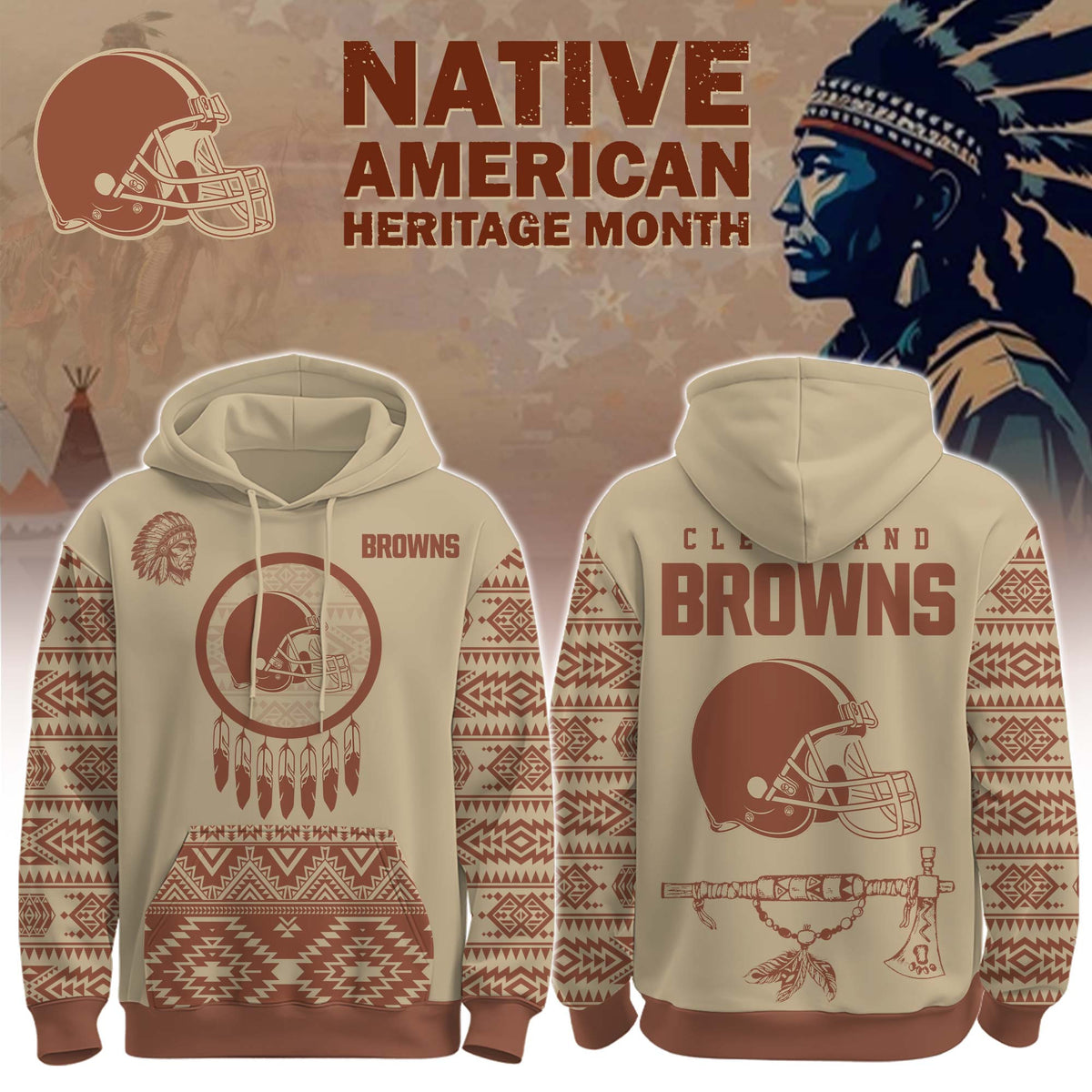 CLE Browns Native American Heritage Month Ver 2