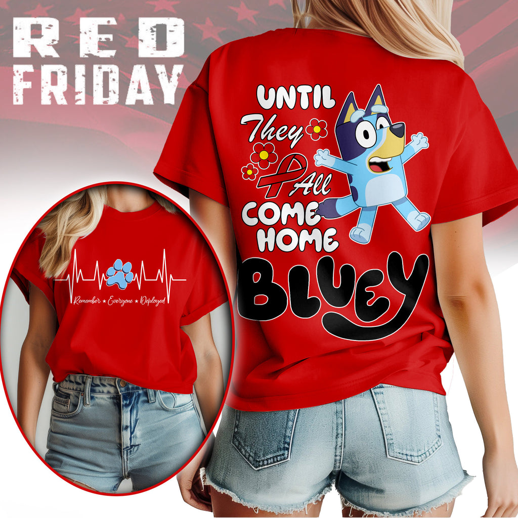 Premium BLU Red Friday 3D Shirt NY