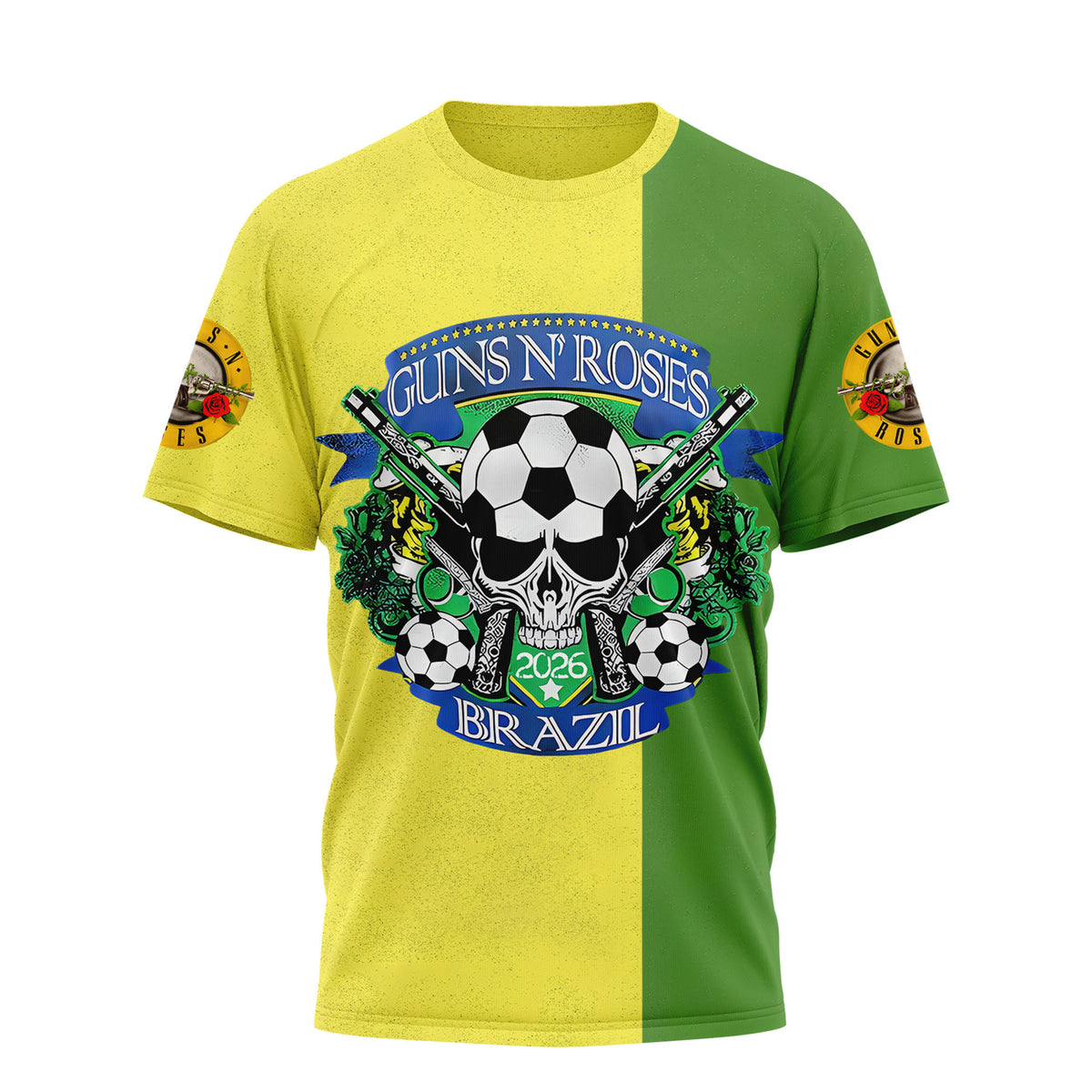 Guns N' Roses | Premium Brazil Fan 3D Shirt NY