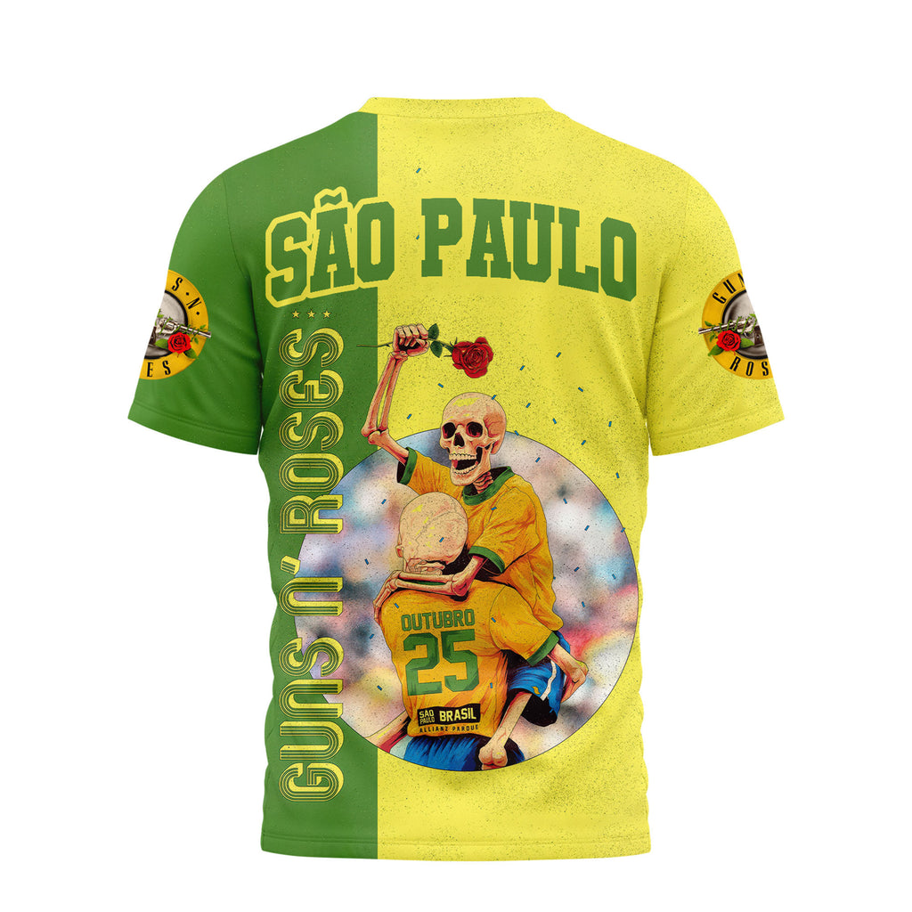 Guns N' Roses | Premium Brazil Fan 3D Shirt NY