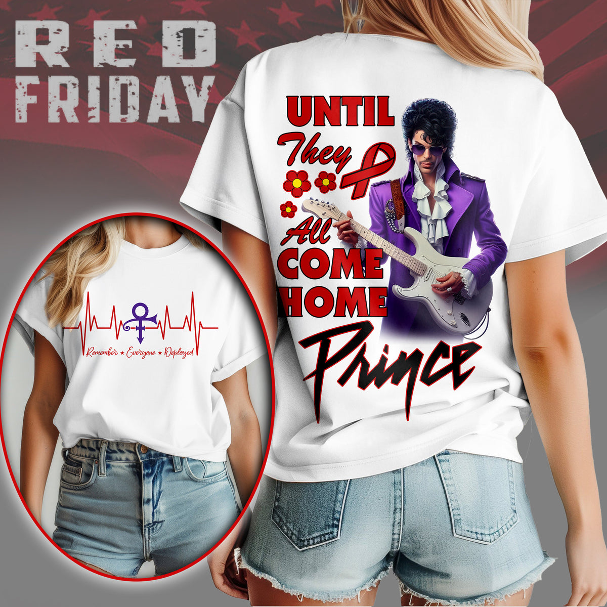 Premium PRCE Red Friday 3D Shirt NY