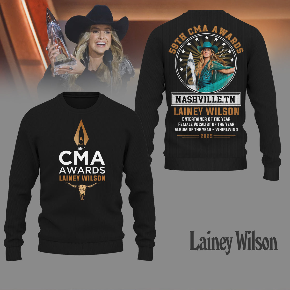 Premium LNWL CMA Awards 3D Shirt HI