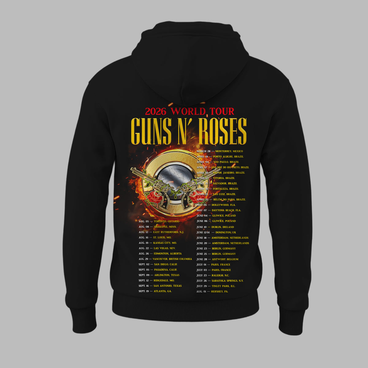 Premium GNR Tour 3D Shirt HI