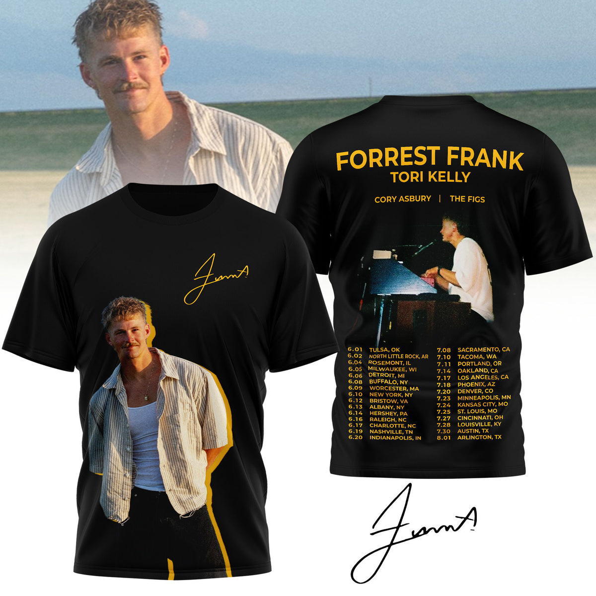 Premium FRFK 2026 Tour 3D Shirt NY