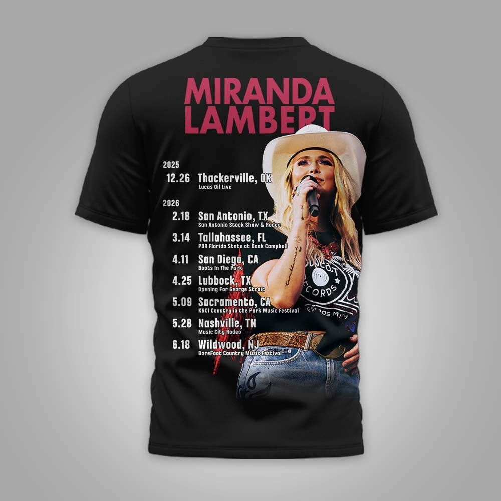 Premium MILA 2026 Tour 3D Shirt MM