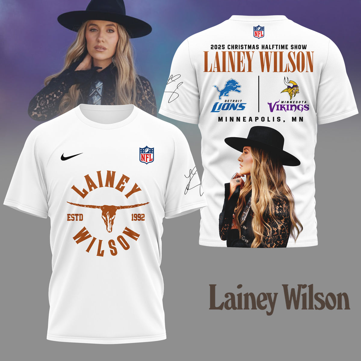 Premium LNWL 2025 Christmas Halftime Show 3D Shirt NY