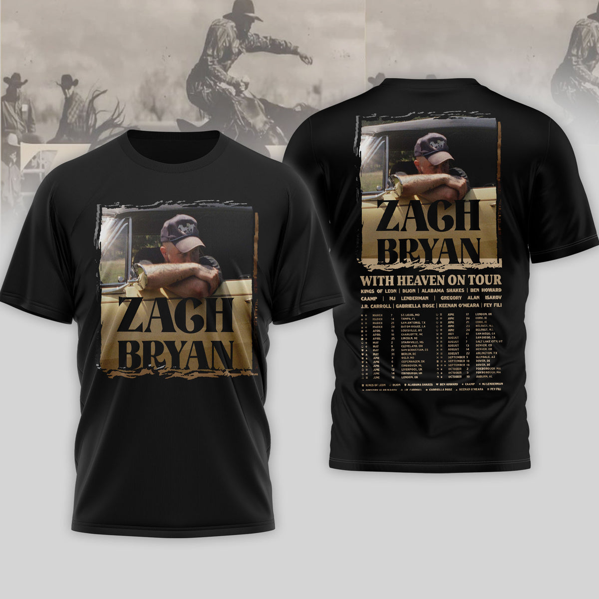 Premium ZBR 2026 Tour 3D Shirt HY