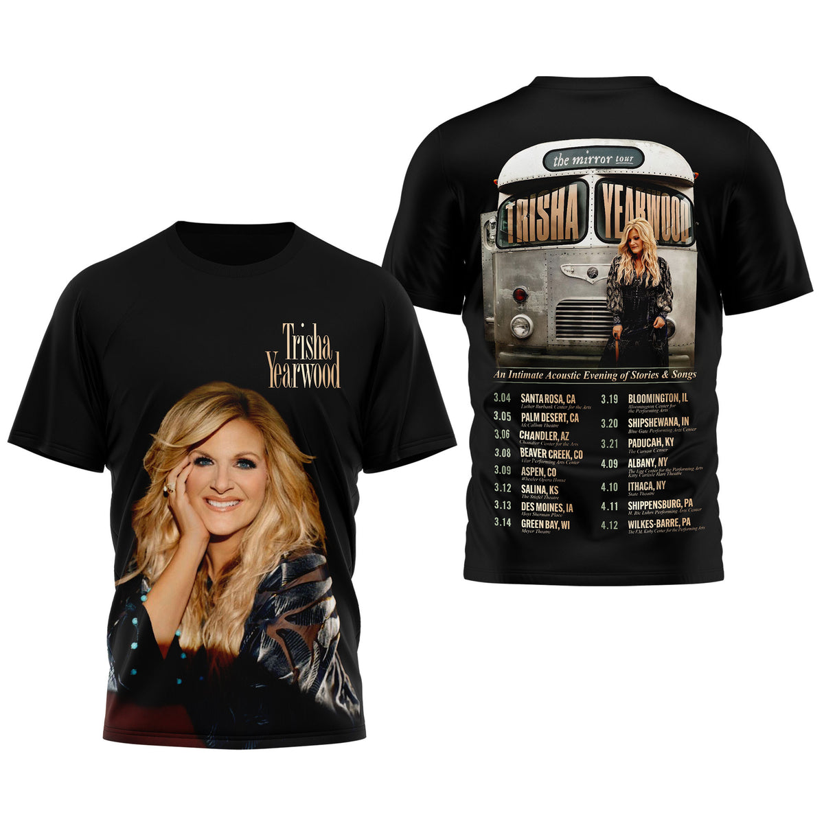 Premium TSYW 2026 Tour 3D Shirt MM