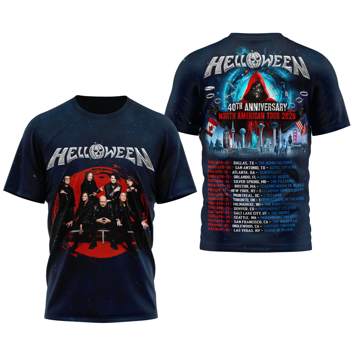 Premium HLWB Tour 3D Shirt NY
