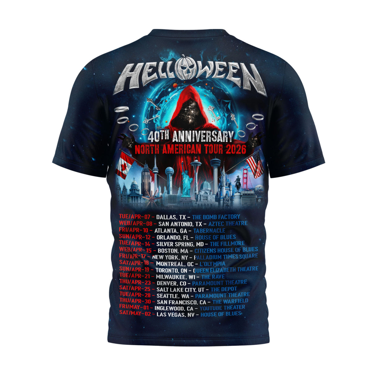 Premium HLWB Tour 3D Shirt NY