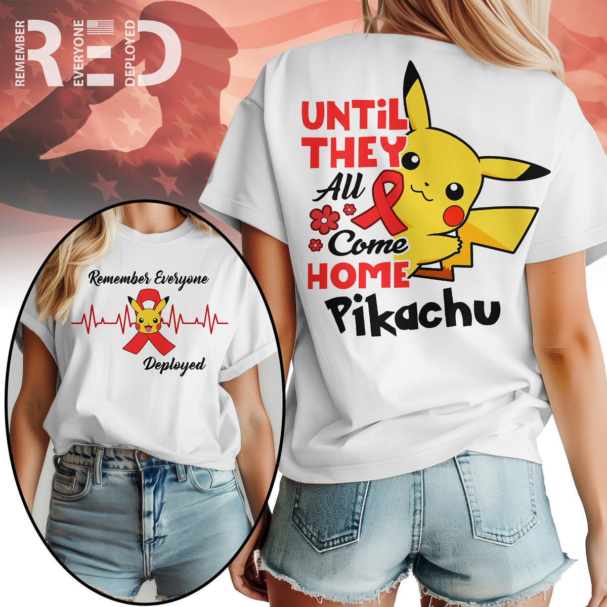 Premium PKM Red Friday 3D Shirt NY