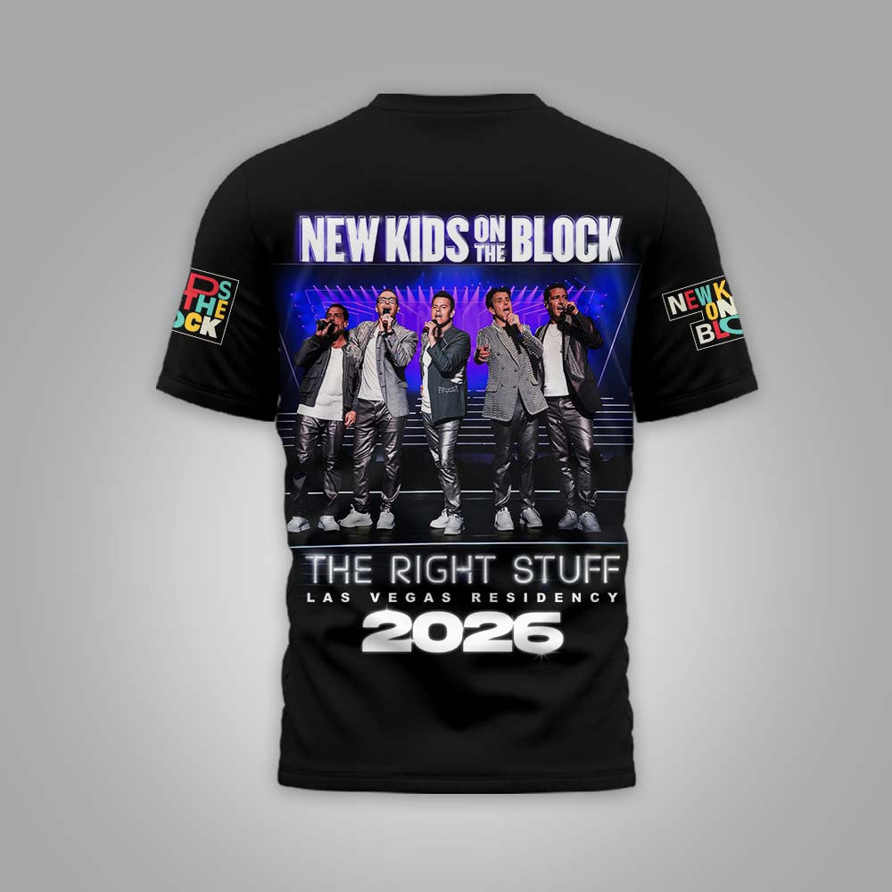 Premium NKOTB 2026 Tour 3D Shirt MM