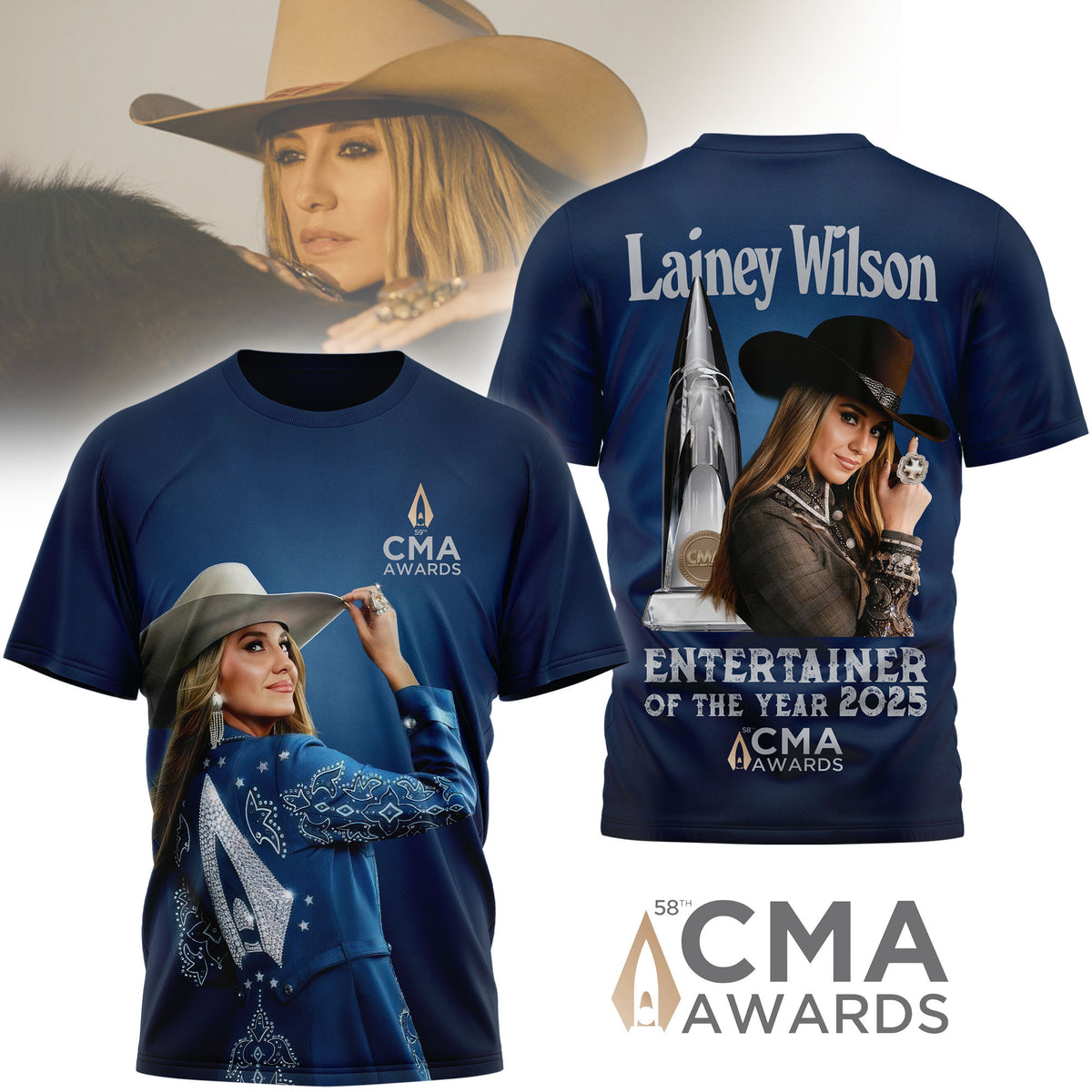 Premium LNWL 2025 CMA Awards 3D Shirt MM