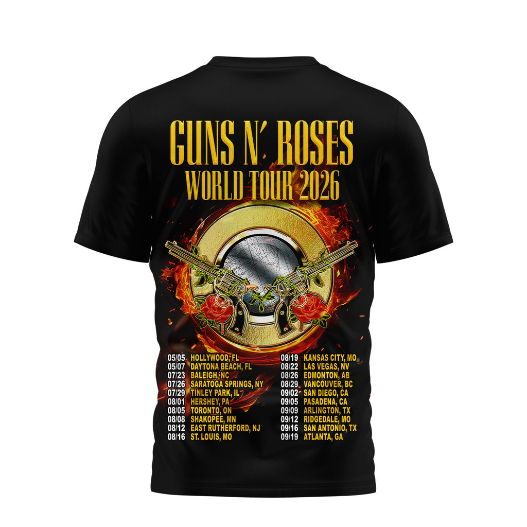 Premium GNR Tour 3D Shirt NY