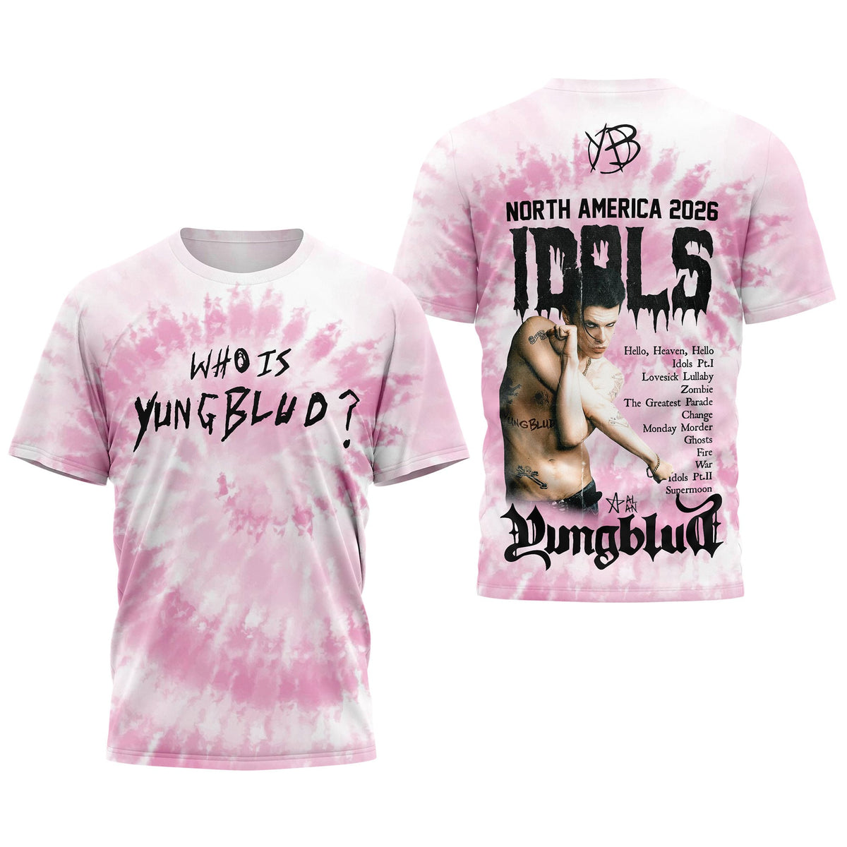 Premium YBD 2026 Tour 3D Shirt MM