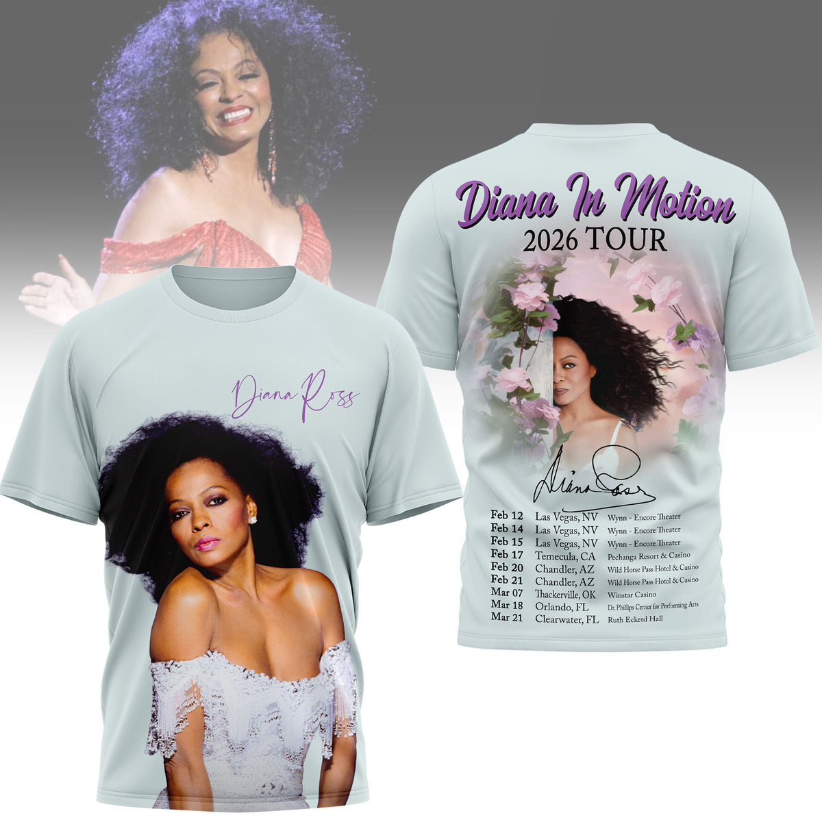 Premium DNRS 2026 Tour 3D Shirt MM