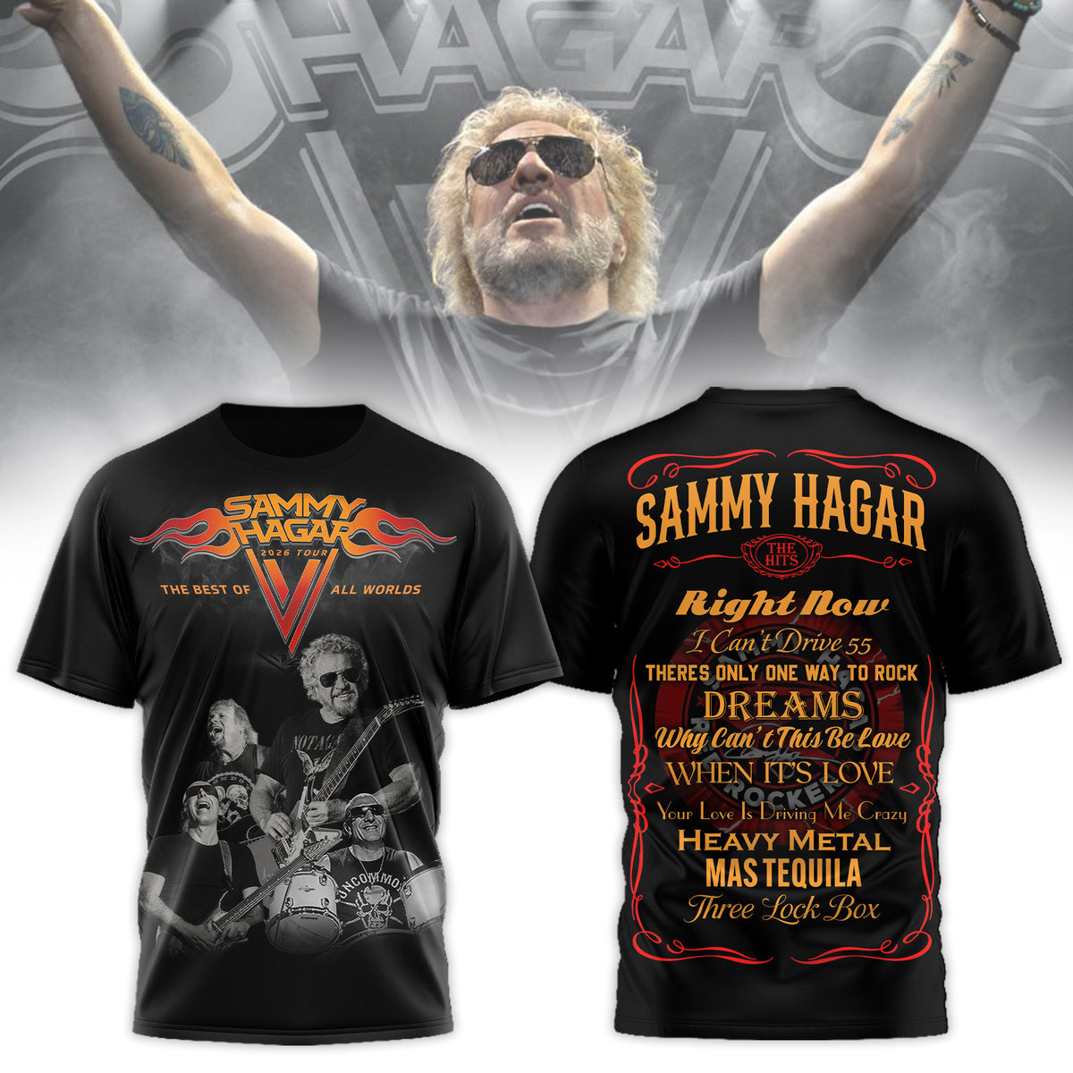 Premium SMYH 2026 Tour 3D Shirt MM