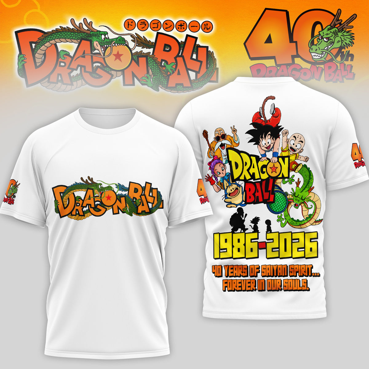 Premium DGBL 40th Anniversary 3D Shirt TD