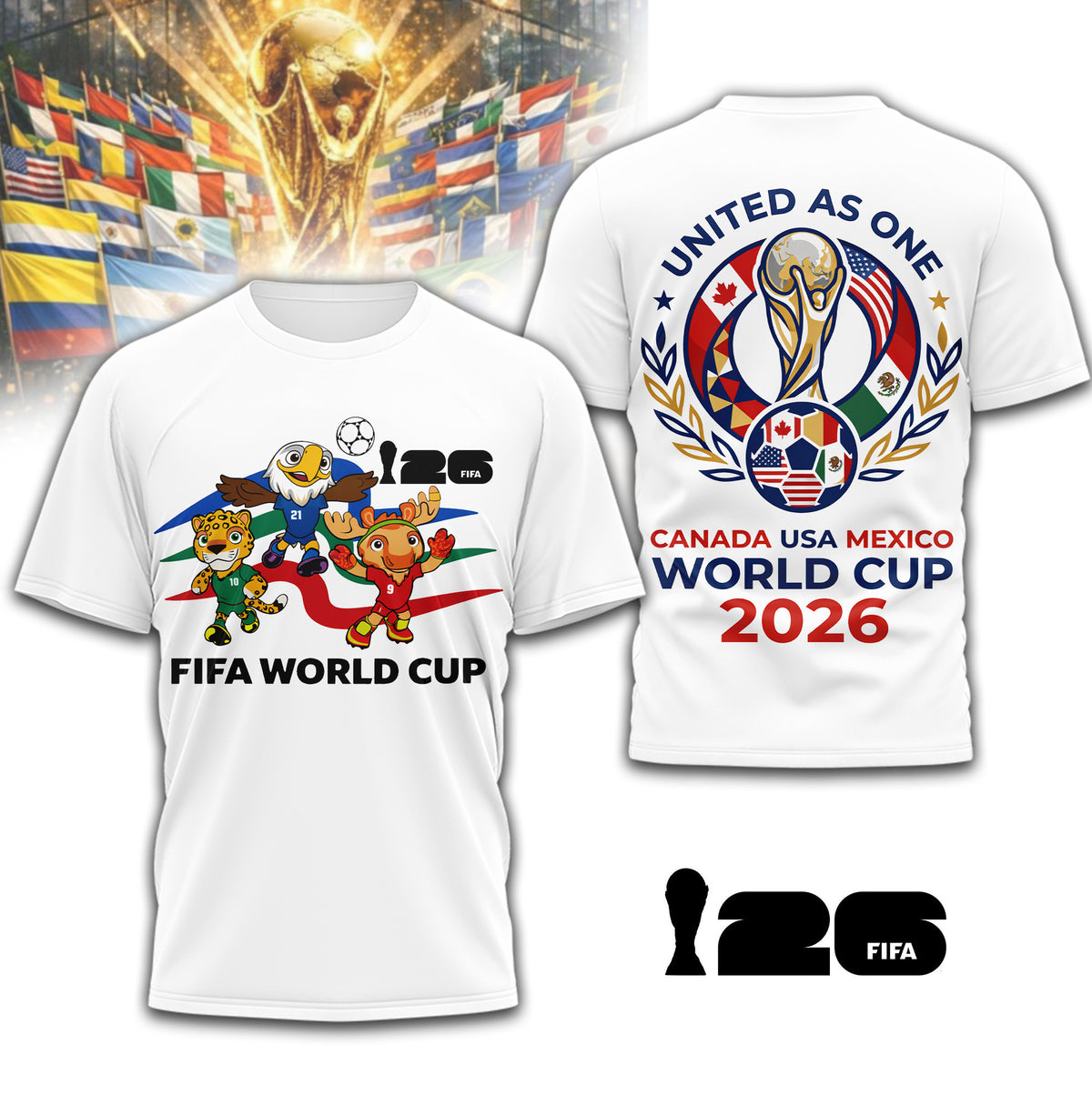 World Cup | Premium United As One 3D Shirt TD