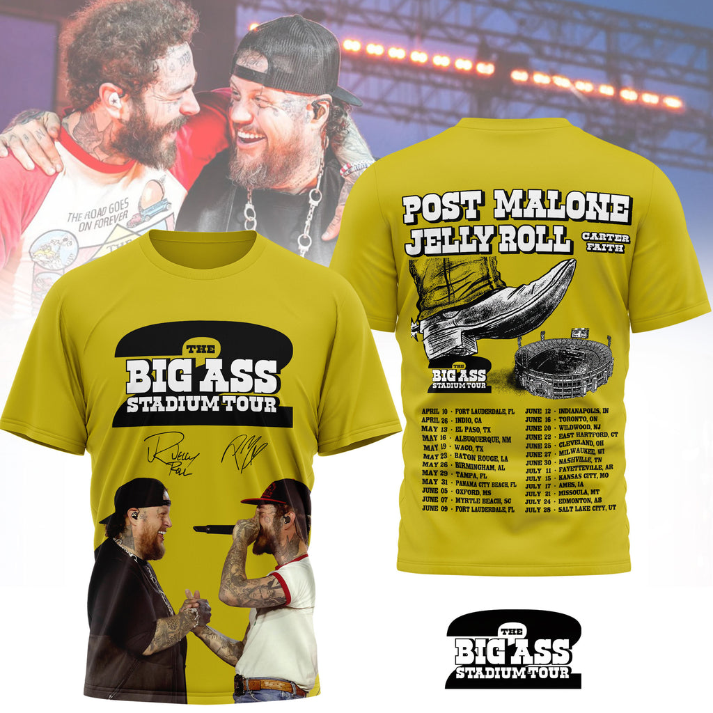 Premium PTML 2026 Tour 3D Shirt MM