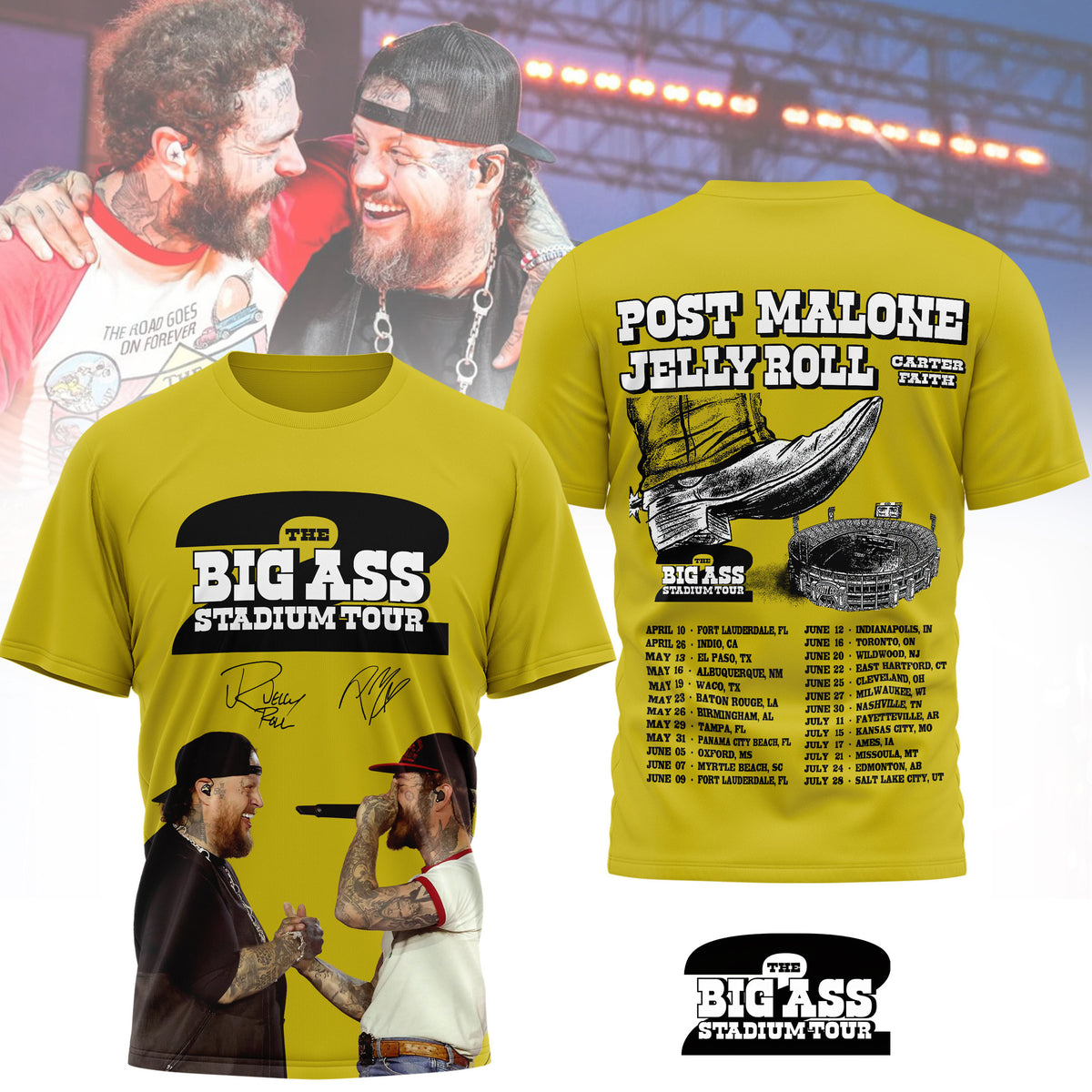 Premium PTML 2026 Tour 3D Shirt MM