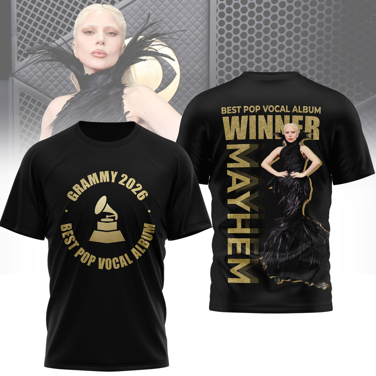 Premium LDGG Grammy 2026 3D Shirt NP