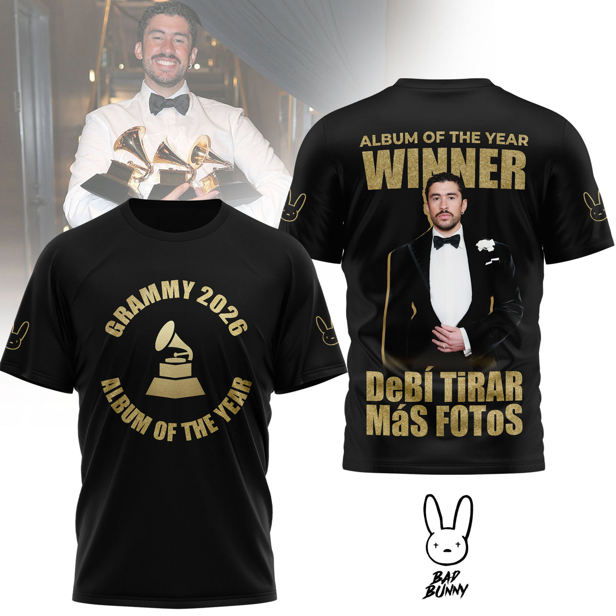 Premium BDBN Grammy 2026 3D Shirt NP