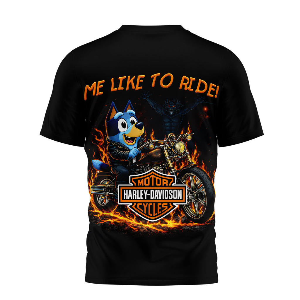 Premium BLU 3D Shirt NY