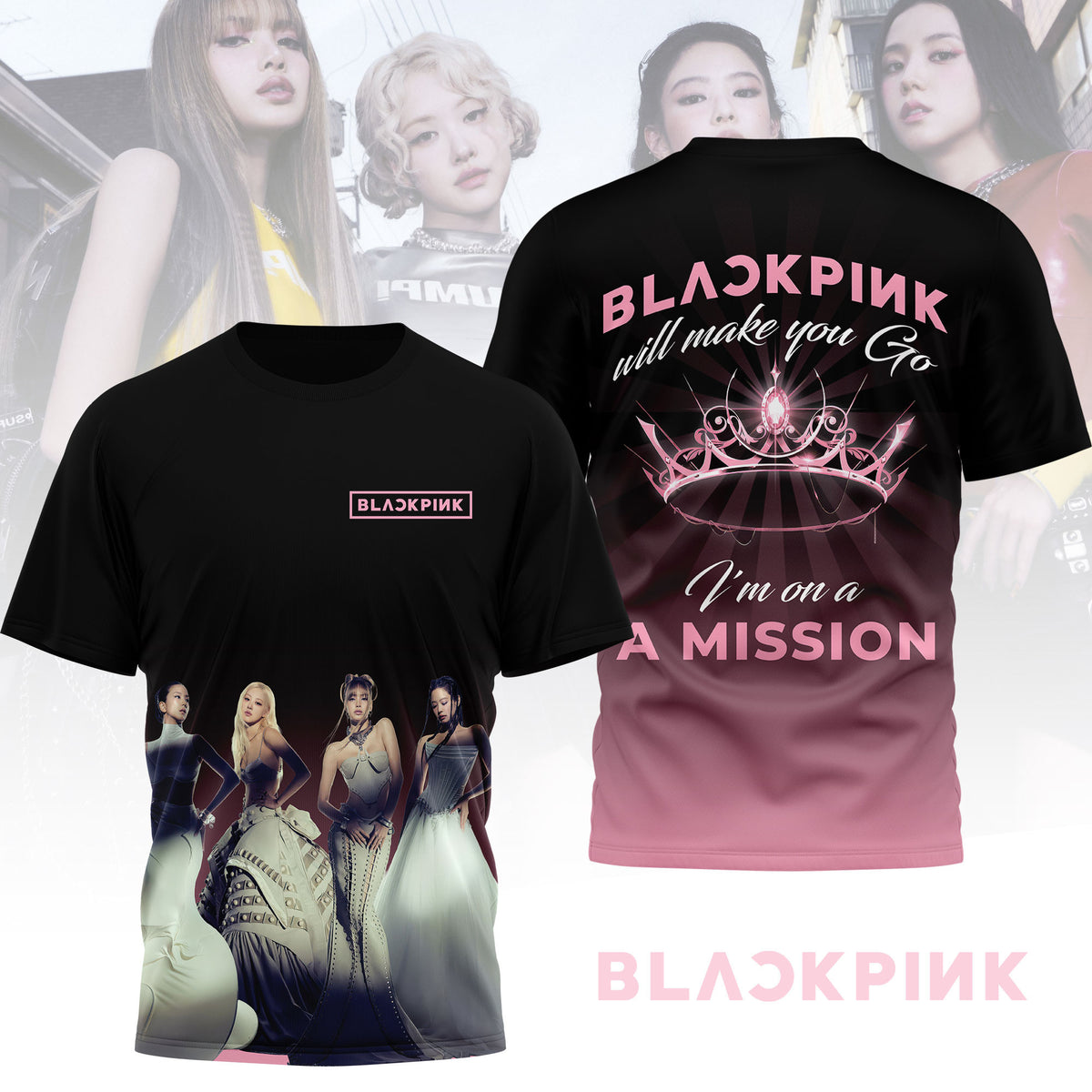 Premium BLPK 3D Shirt NY