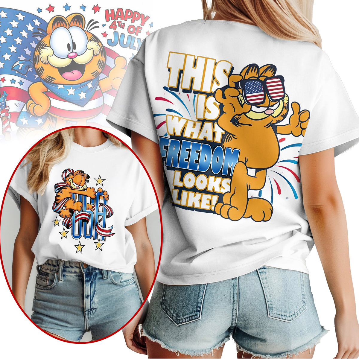 Premium GFLD Celebrates USA 250th Anniversary 3D Shirt NP