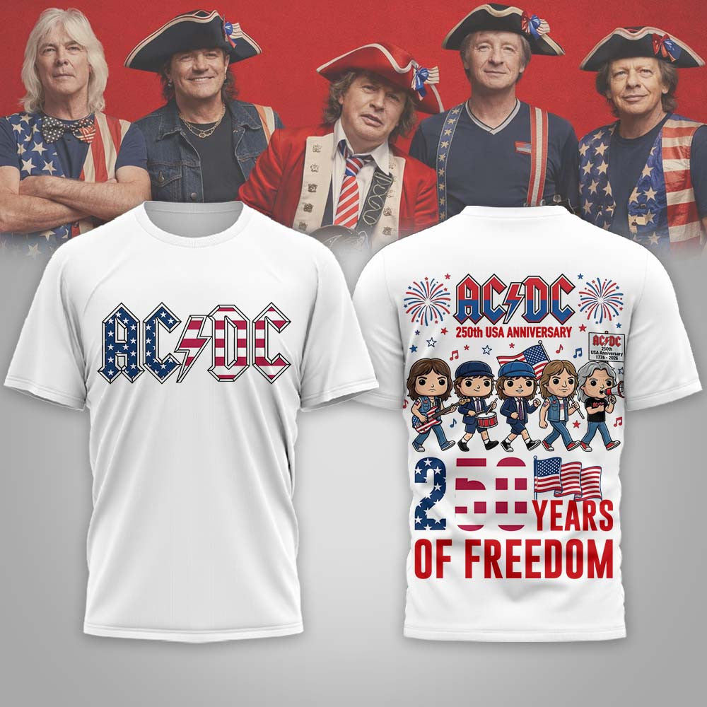 Premium ACDC 250th Anniversary 3D Shirt NP